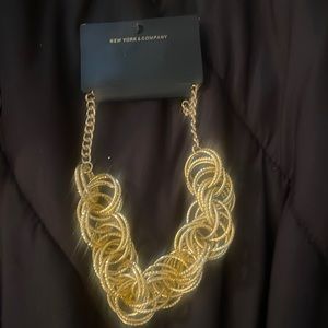 New York and Company Gold Tone Necklace